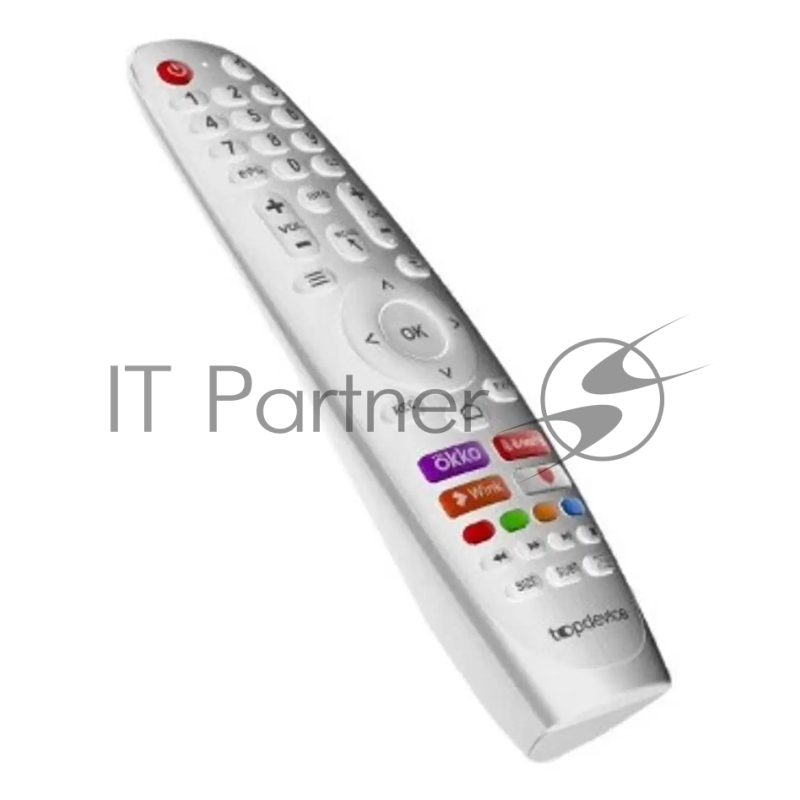 Телевизор TOPDEVICE TV 24 SMART (TDTV24BS02H_WE), 720p, Smart TV WildRed, 24 HD, белый