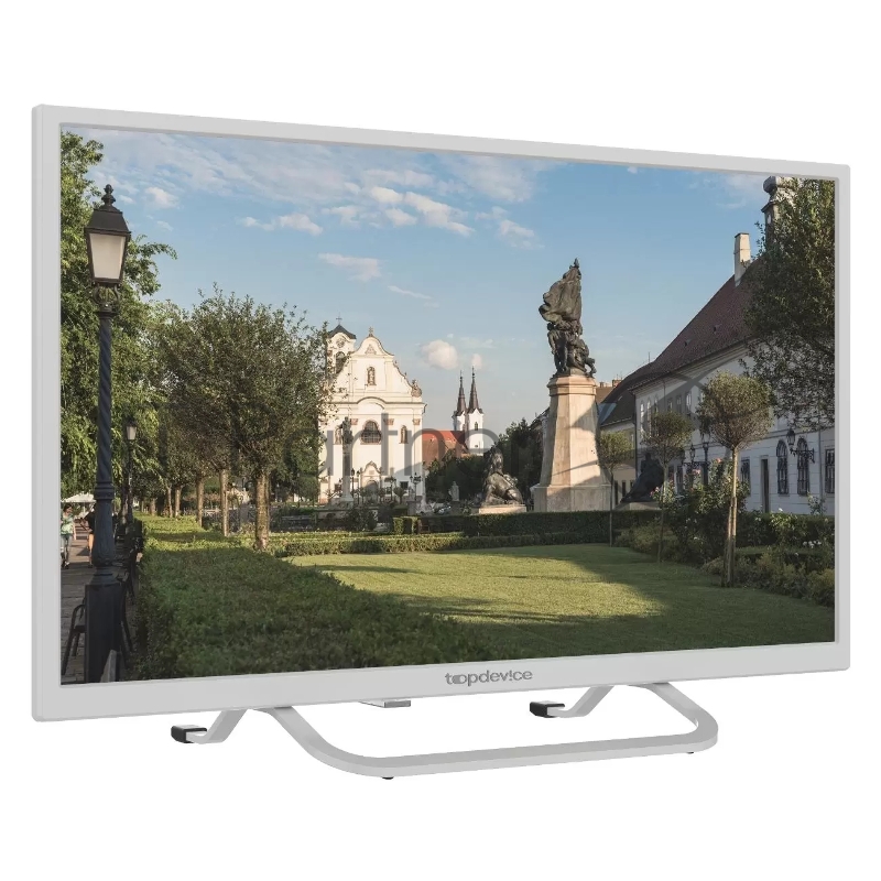 Телевизор TOPDEVICE TV 24 SMART (TDTV24BS02H_WE), 720p, Smart TV WildRed, 24 HD, белый