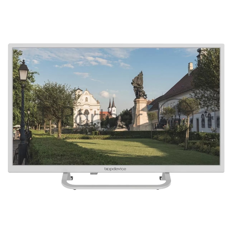 Телевизор TOPDEVICE TV 24 SMART (TDTV24BS02H_WE), 720p, Smart TV WildRed, 24 HD, белый
