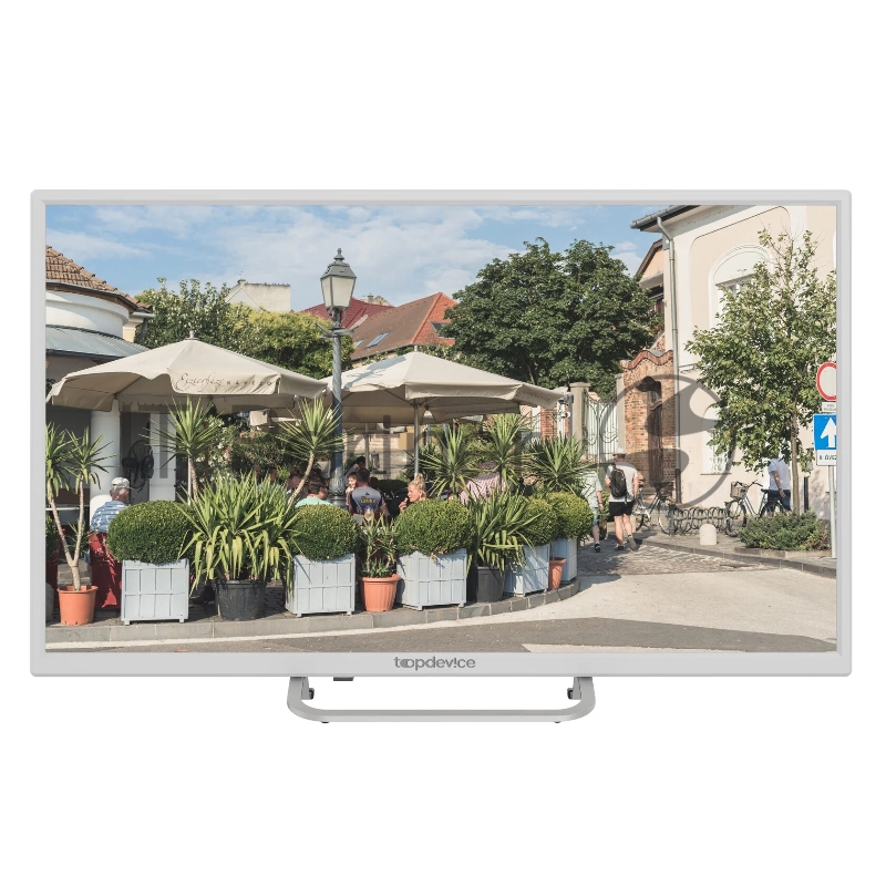 Телевизор TOPDEVICE TV 32 SMART (TDTV32BS02H_WE), 720p, Smart TV WildRed, 32 HD, белый