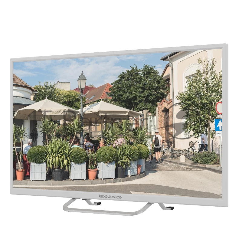 Телевизор TOPDEVICE TV 32 SMART (TDTV32BS02H_WE), 720p, Smart TV WildRed, 32 HD, белый