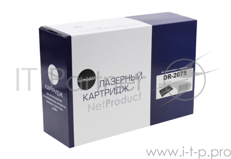 Расходные материалы NetProduct DR-2075 Драм-юнит для Brother 2030/2040/2070/7010/7420/7820 (NetProduct) DR-2075, 12К