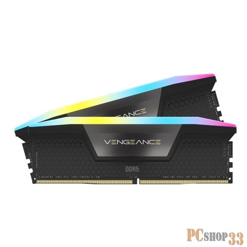 Память DDR5 2x16Gb 5600MHz Corsair CMH32GX5M2B5600C36K Vengeance RGB RTL PC5-44800 CL36 DIMM 288-pin 1.25В с радиатором