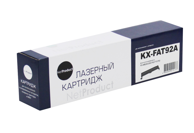 Расходные материалы NetProduct KX-FAT92A Тонер-картридж для Panasonic KX-MB263/283/763/773/783