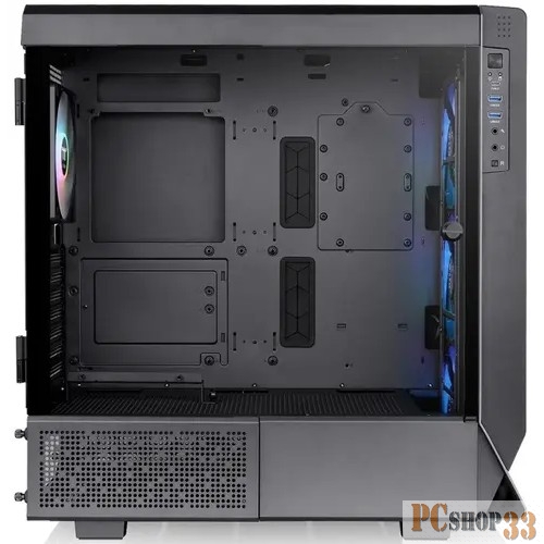 Корпус Thermaltake Ceres 500 TG ARGB черный без БП ATX 4x140mm 2xUSB3.0 1xUSB3.1 audio bott PSU