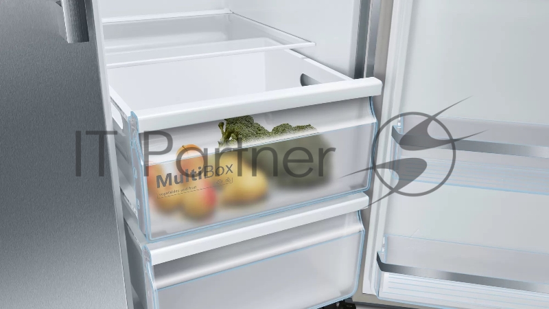 Отдельностоящий холодильник Side-by-Side с морозильной камерой Bosch KAG93AI30M Series 6, 1787x908x707, 378/220 л, NoFrost MultiAirFlow генератор льда