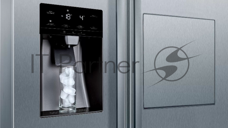 Отдельностоящий холодильник Side-by-Side с морозильной камерой Bosch KAG93AI30M Series 6, 1787x908x707, 378/220 л, NoFrost MultiAirFlow генератор льда