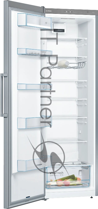 Отдельностоящий холодильник без морозильной камеры Bosch KSV36VL3PG Series 4, 1860 x 860 x 810, 346 л, 39 дБ, FreshSense, SuperCooling