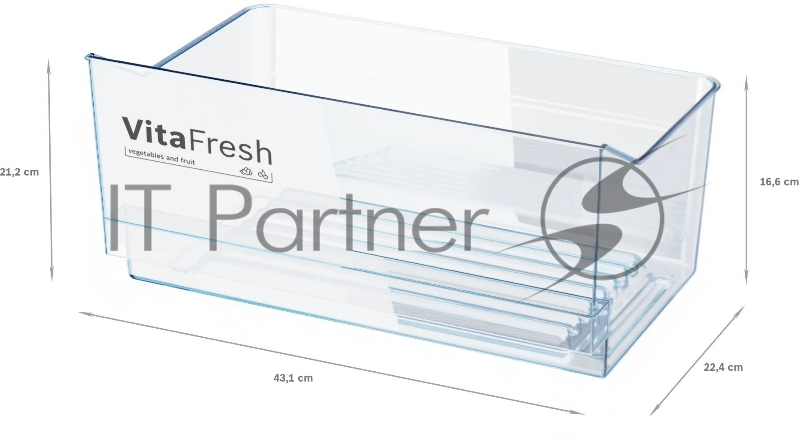 Отдельностоящий холодильник без морозильной камеры Bosch KSV36VL3PG Series 4, 1860 x 860 x 810, 346 л, 39 дБ, FreshSense, SuperCooling