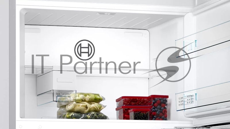 Отдельностоящий холодильник с морозильной камерой сверху Bosch KDN86AI31M Series 6, 1860 x 860 x 800, 505/182 л, 41 дБ, SuperCooling, MutliAirflow