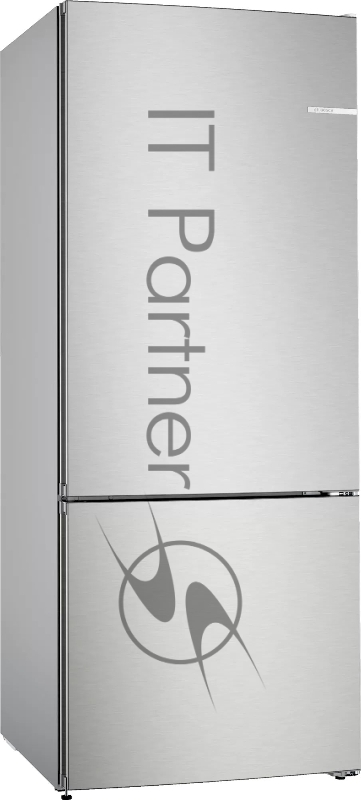 Отдельностоящий холодильник с морозильной камерой снизу Bosch KGN76VI30M Series 4, 1860x750x800, 422/156 л, 42 дБ, NoFrost, Vita Fresh, MultiAirFlow