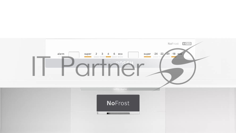 Отдельностоящий холодильник с морозильной камерой снизу Bosch KGN76VI30M Series 4, 1860x750x800, 422/156 л, 42 дБ, NoFrost, Vita Fresh, MultiAirFlow