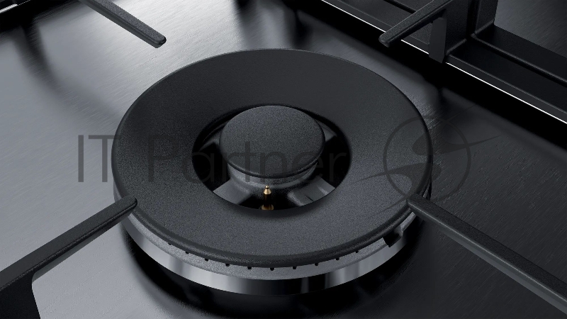 Встраиваемая газовая варочная панель BOSCH PCQ9B5O90M Series 6, 53 x 915 x 520, 5 конфорок, электроподжиг, защита от утечек газа, нерж.