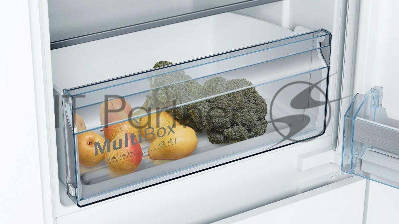 Встраиваемый холодильник с морозильной камерой снизу Bosch KIV87VS30M Series 4, 1775 x 560 x 550, 210/64 л, 36 дБ, LowFrost, VarioZone