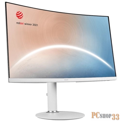 Монитор MSI Modern MD271CPW 27 16:9 FHD(1920x1080)VA Curve 1500R,5ms(GTG),3000:1,100M:1,2 1.4,USB-C,Tilt,Swivel,Height,V w-ty