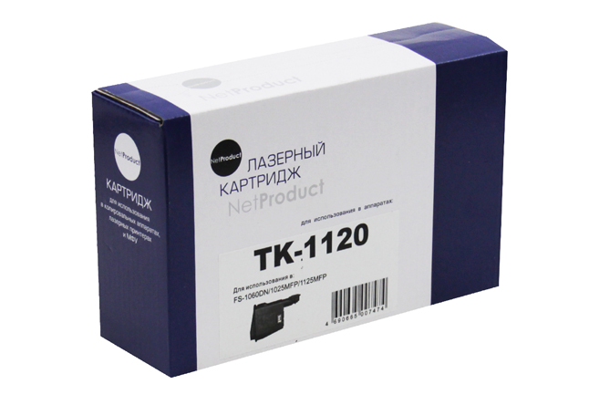 Расходные материалы NetProduct TK-1120 Картридж для Kyocera FS-1060DN/1025MFP/1125MFP (NetProduct) TK-1120, 3К