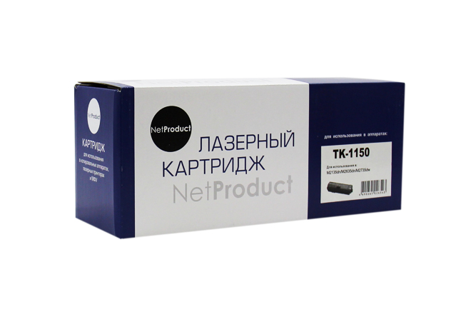 Расходные материалы NetProduct TK-1150 Тонер-картридж для Kyocera-Mita M2135dn/M2635dn/M2735dw, 3K с чипом