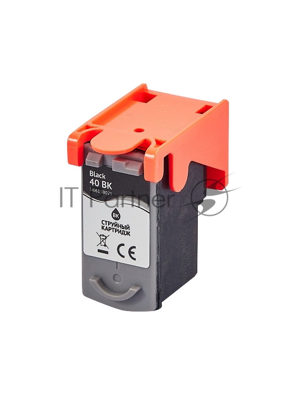 Струйный картридж Sakura 0615B025 (40 BK) для Canon, черный, 18 мл., 380 к.