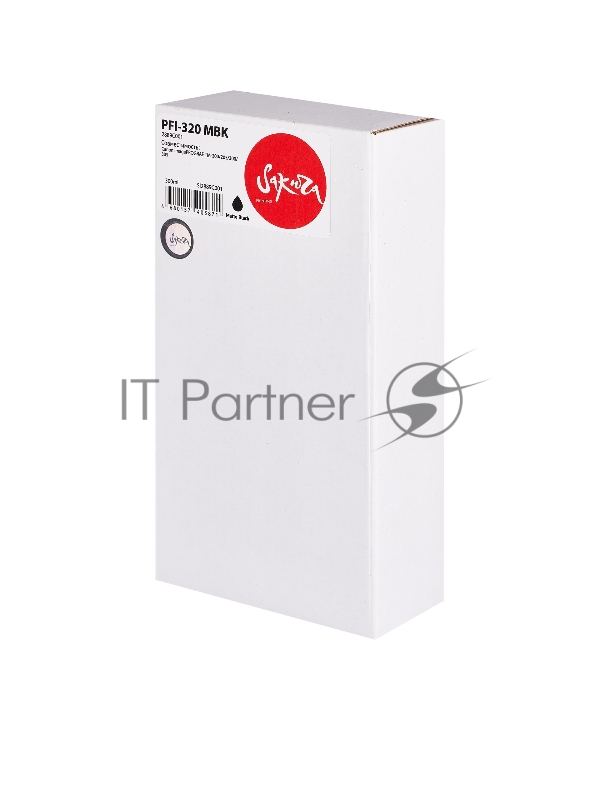 Струйный картридж Sakura 2889C001 ( PFI-320 MBK) для Canon, черный матовый, 300 мл.
