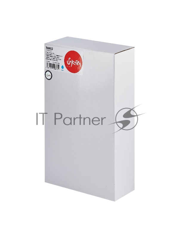 Струйный картридж Sakura C13T693200 (T6932 Cyan) для Epson, голубой, 350 мл.