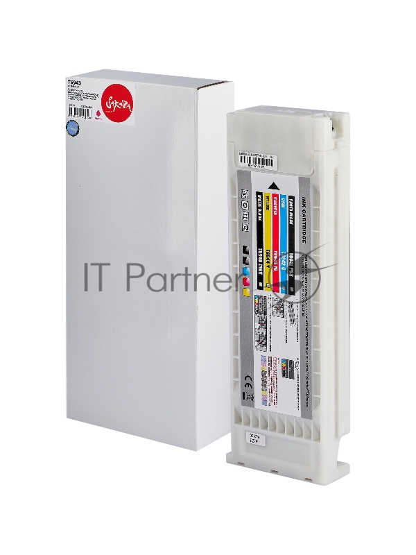 Струйный картридж Sakura C13T694300 (T6943 Magenta) для Epson, пурпурный, 675 мл.
