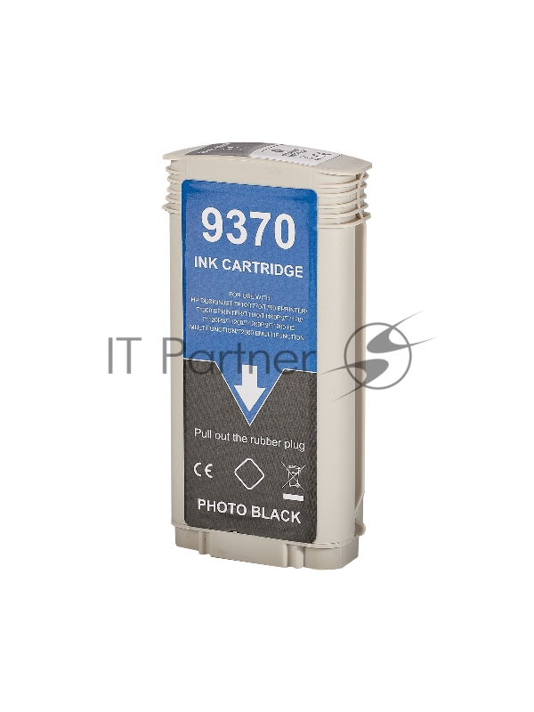 Струйный картридж Sakura C9370A (№72 Photo Black) для HP, фото-черный, 130 мл.