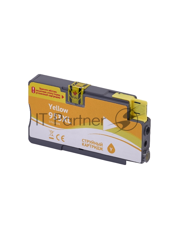 Струйный картридж Sakura F6U18AE (№953XL Yellow) для HP, желтый, 26 мл., 1600 к.