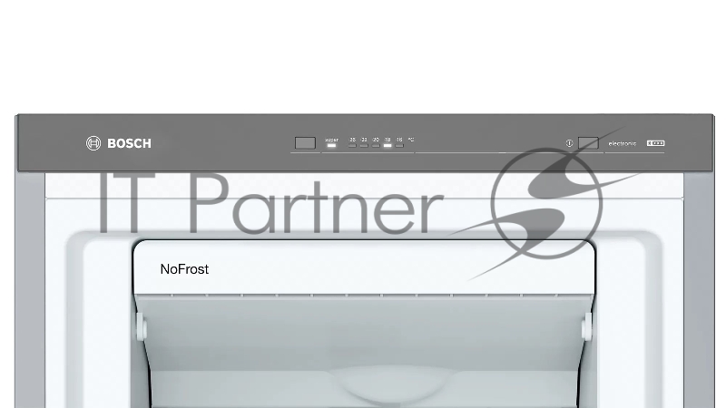Отдельностоящая морозильная камера Bosch GSN36VL3PG Series 4, 1860 x 600 x 650, 242 л, 42 дБ, NoFrost, FreshSense, VarioZone