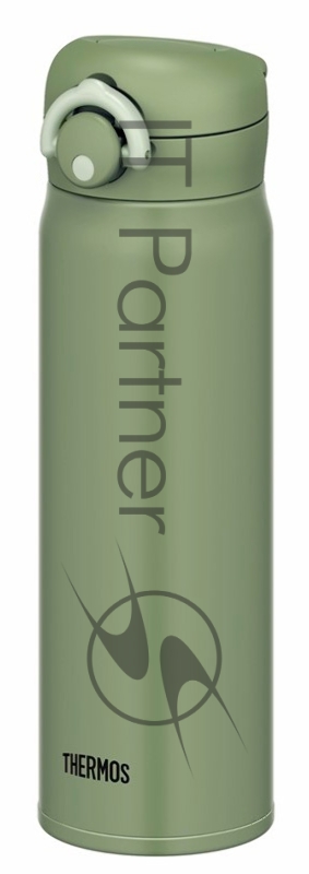 Термос для напитков Thermos JNR-601 KKI 0.6л. оливковый (561480)
