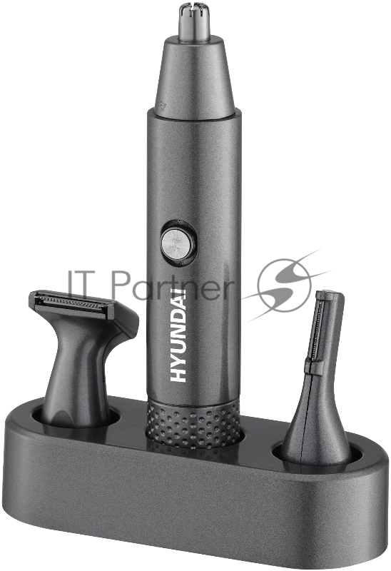 Триммер Hyundai H-HT6010 графит/черный (насадок в компл:3шт)