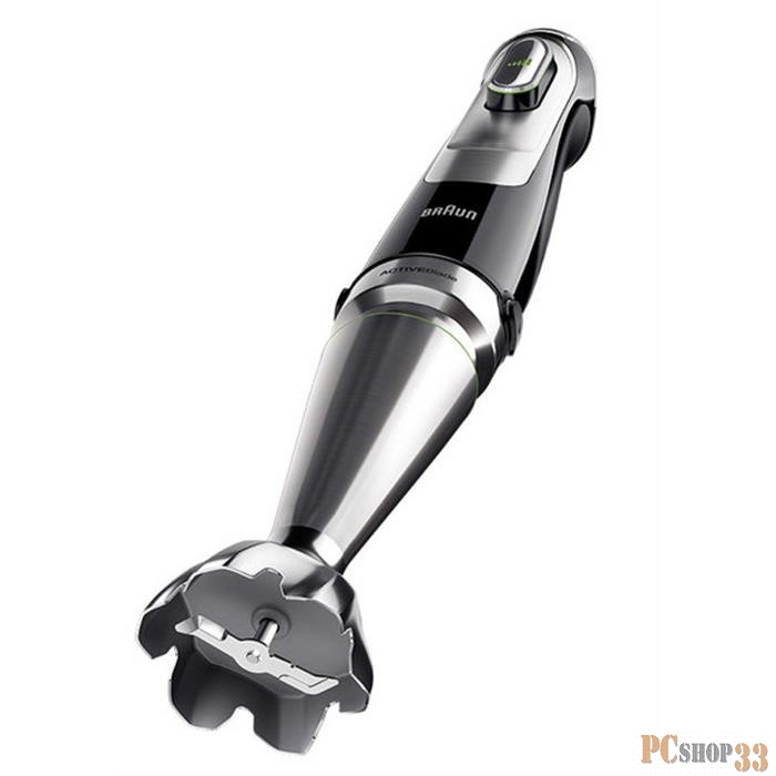 Блендер погружной Braun MQ9135XI черный/серебристый