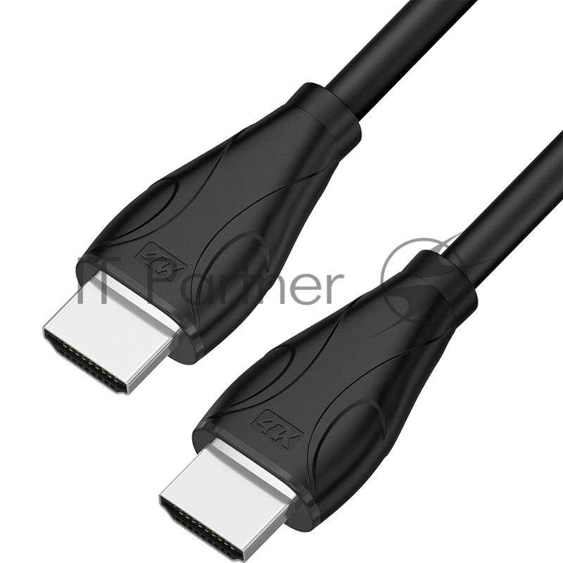 Кабель 1.8m HDMI черный, Ultra HD, 4K, 10.2 Гбит/с, 3D, экран