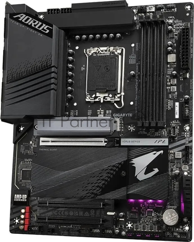 Материнская плата Gigabyte Z790 AORUS ELITE, Socket 1700, Intel®Z790, 4xDDR5-4800, HDMI+DP, 3xPCI-Ex16, 6xSATA3(RAID 0/1/5/10), 4xM.2, 8Ch Audio, 1x2.5GbLan, (4+4)xUSB2.0, (5+2)xUSB3.2, (1+1)xUSB3.2 Type-C™, ATX, RTL {}