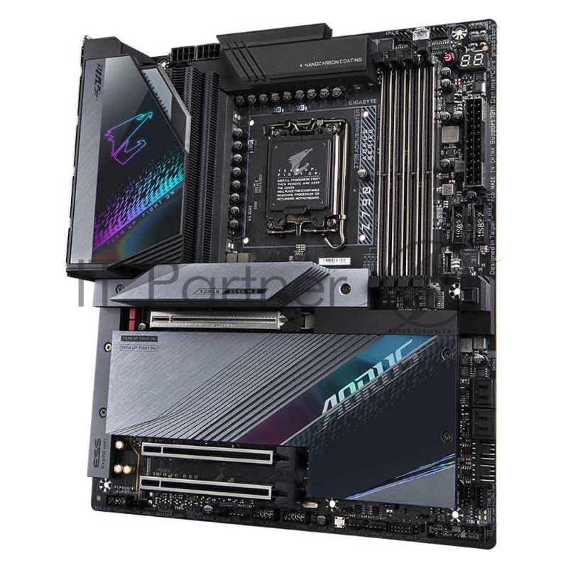 Материнская плата Gigabyte Z790 AORUS MASTER, Socket 1700, Intel®Z790, 4xDDR5-4800, 3xPCI-Ex16, 4xSATA3(RAID 0/1/5/10), 5xM.2, 8Ch Audio, 1x10GbLan, WiFi, (0+4)xUSB2.0, (11+4)xUSB3.2, (3+1)xUSB3.2 Type-C™, ATX, RTL {}