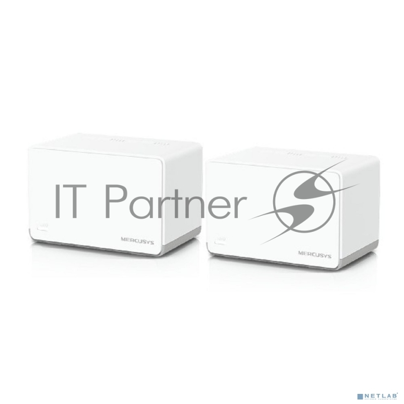 Домашняя Mesh Wi‑Fi система AX1800 Whole Home Mesh Wi-Fi 6 SystemSPEED: 574 Mbps at 2.4 GHz + 1201 Mbps at 5 GHzSPEC: Internal Antennas, 3× Gigabit Ports per Unit (WAN/LAN auto-sensing), 1024-QAM, OFDMAFEATURE: MERCUSYS APP, Router/AP Mode, One Unifi