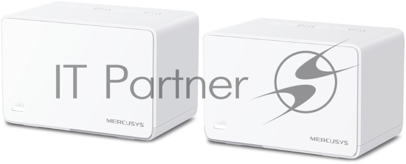 Домашняя Mesh Wi‑Fi система AX3000 Whole Home Mesh Wi-Fi 6 SystemSPEED: 574 Mbps at 2.4 GHz + 2402 Mbps at 5 GHzSPEC: Internal Antennas, 3× Gigabit Ports per Unit (WAN/LAN auto-sensing), 1024-QAM, OFDMA, HE160FEATURE: MERCUSYS APP, Router/AP Mode, On