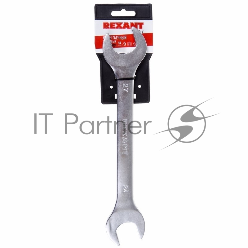 Ключ гаечный рожковый 24х27 мм REXANT
