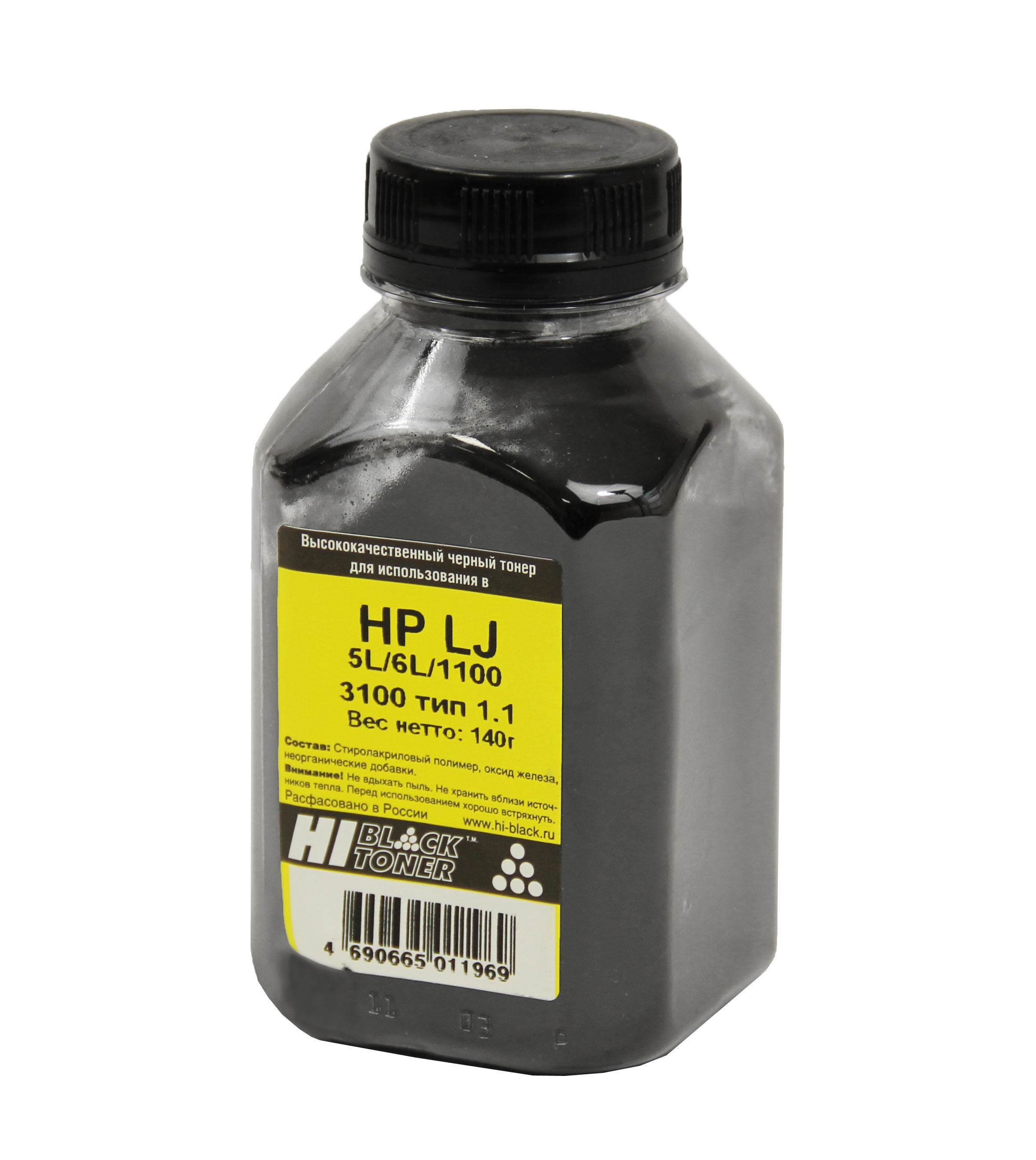 Расходные материалы Hi-Black Тонер для HP LJ 5L/6L/1100/3100 (Hi-Black) Тип 1.1, 140 г, банка, (C4092A/EP-22)