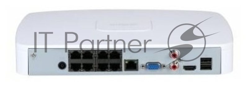 Видеорегистратор Dahua DHI-NVR2108-8P-I2 8-канальный IP-видеорегистратор с PoE, 4K, H.265+, ИИ