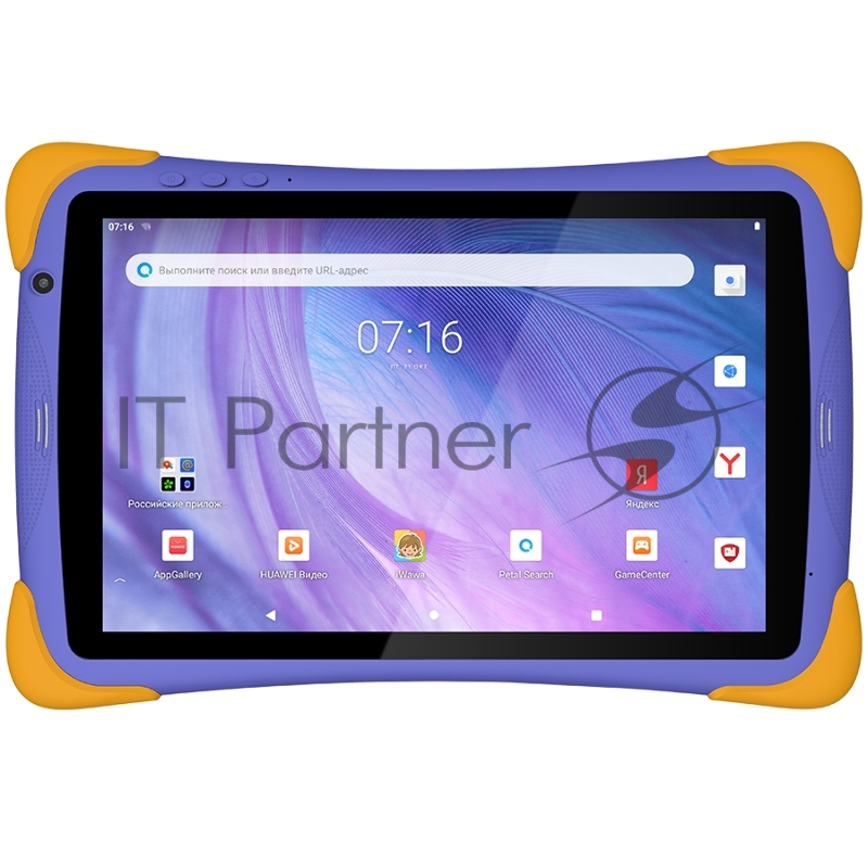 Планшет Topdevice Kids Tablet K10 Pro, 10.1 (1280x800) IPS display, Android 11 + HMS apps, up to 1.6GHz 8-core Spreadtrum SC9863a, 3/32GB, LTE, Single SIM card, call function, BT 4.2, WiFi, USB-C, microSD card slot, 0.3MP front cam + 2.0MP rear cam,