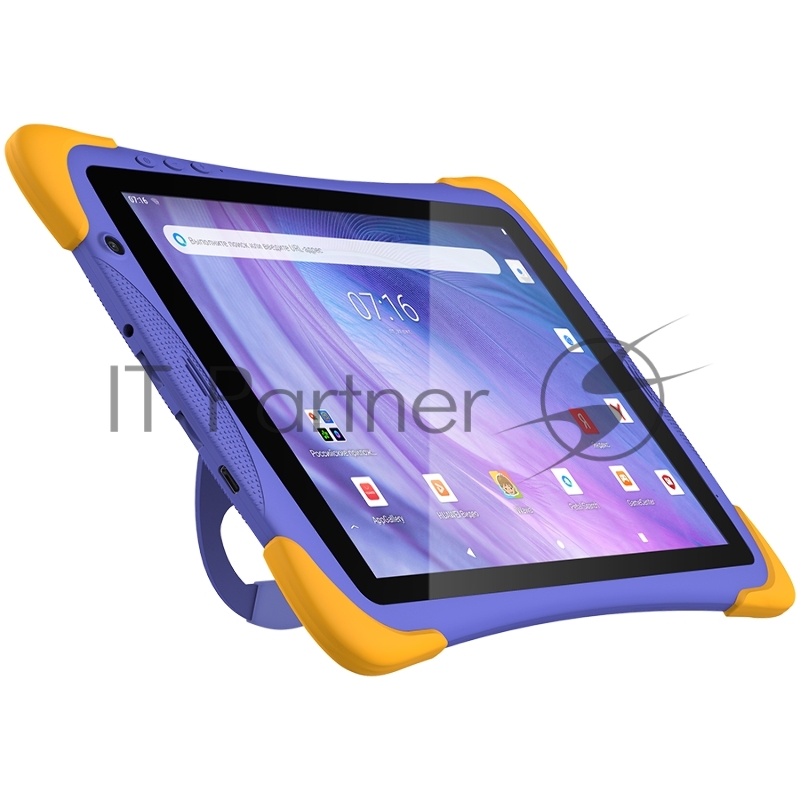 Планшет Topdevice Kids Tablet K10 Pro, 10.1 (1280x800) IPS display, Android 11 + HMS apps, up to 1.6GHz 8-core Spreadtrum SC9863a, 3/32GB, LTE, Single SIM card, call function, BT 4.2, WiFi, USB-C, microSD card slot, 0.3MP front cam + 2.0MP rear cam,