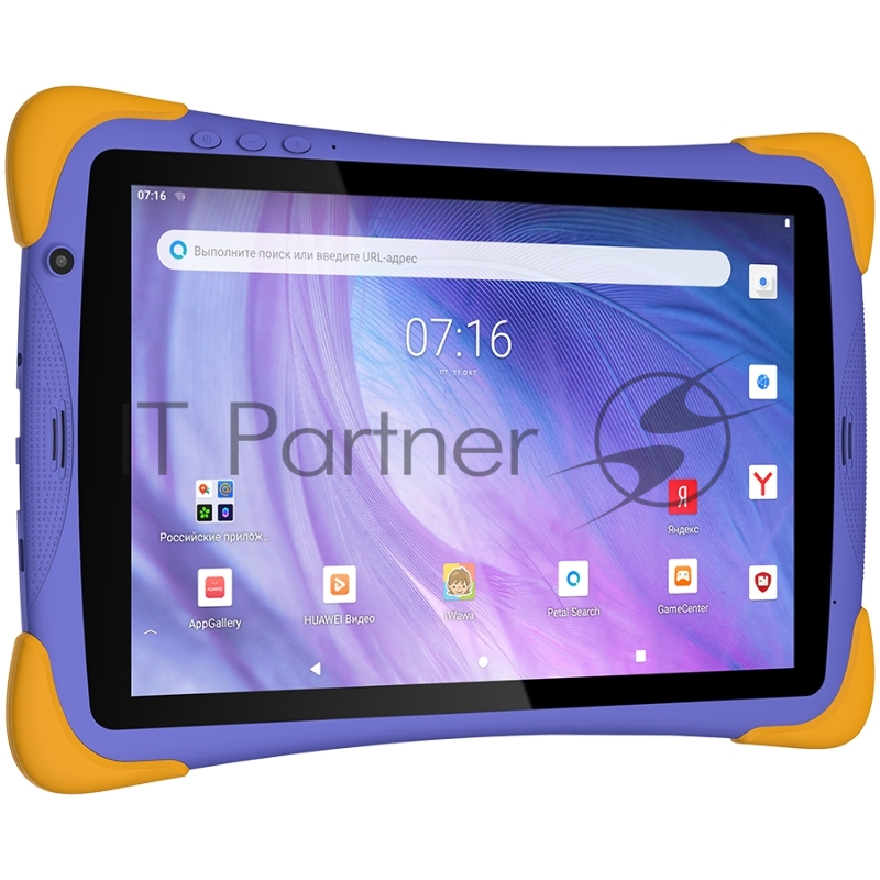 Планшет Topdevice Kids Tablet K10 Pro, 10.1 (1280x800) IPS display, Android 11 + HMS apps, up to 1.6GHz 8-core Spreadtrum SC9863a, 3/32GB, LTE, Single SIM card, call function, BT 4.2, WiFi, USB-C, microSD card slot, 0.3MP front cam + 2.0MP rear cam,