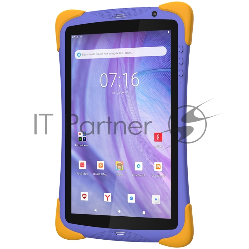 Планшет Topdevice Kids Tablet K10 Pro, 10.1 (1280x800) IPS display, Android 11 + HMS apps, up to 1.6GHz 8-core Spreadtrum SC9863a, 3/32GB, LTE, Single SIM card, call function, BT 4.2, WiFi, USB-C, microSD card slot, 0.3MP front cam + 2.0MP rear cam,