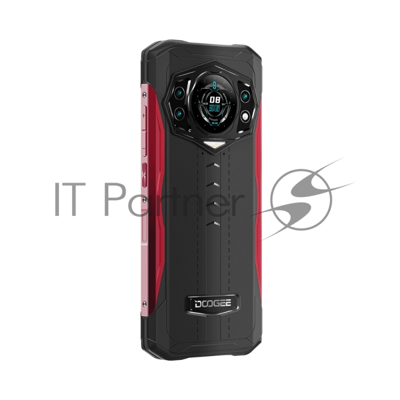 Смартфон Doogee S98 Wine red, 6.3 19:9 1080x2340, 2 x Cortex - A76 2.1 ГГц+6 x Cortex -A55 2.0 ГГЦ, 8 Core, 8GB RAM, 256GB, up to 512GB flash, 64 МП+ 20МП + 8МП/16Mpix, 2 Sim, 2G, 3G, LTE, BL v5.1, Wi-Fi, NFC, GPS, Type-C, 6000mAh, Android 12, 320 г,