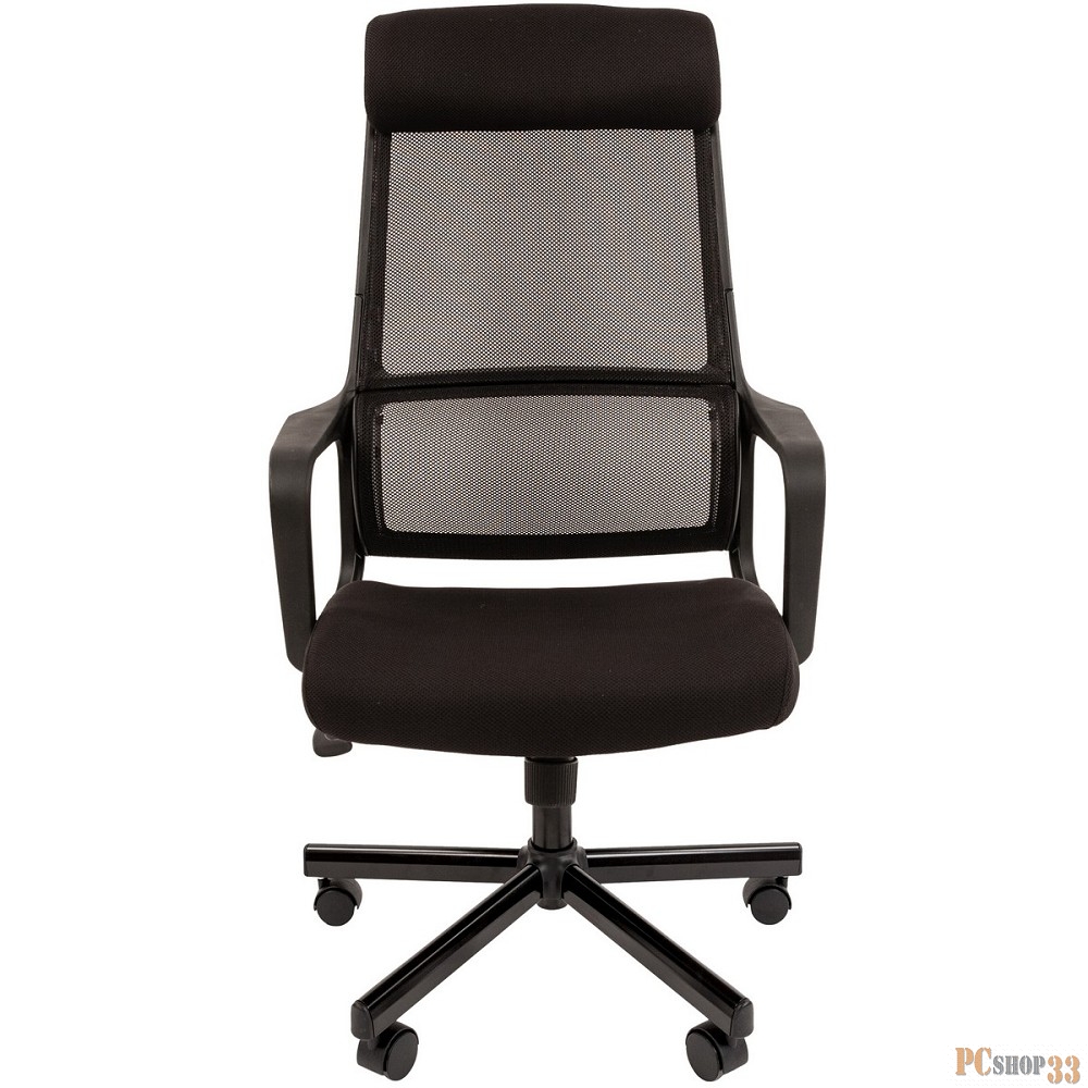 Офисное кресло Chairman 590 Россия TW черный МЕТ