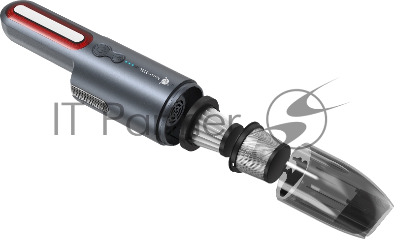 Пылесос Автомобильный Navitel CL100 серый 100Вт