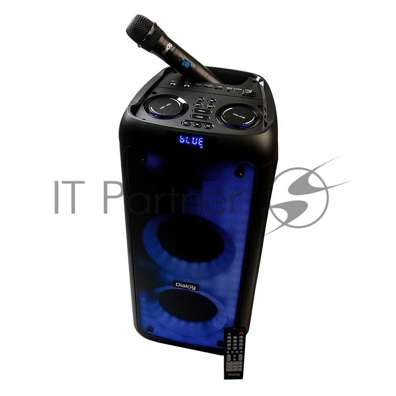 Акустическая колонка 1.0, Dialog Oscar AO-200 45WRMS, Караоке с беспр. микр., BT+FM+USB+SD+LED