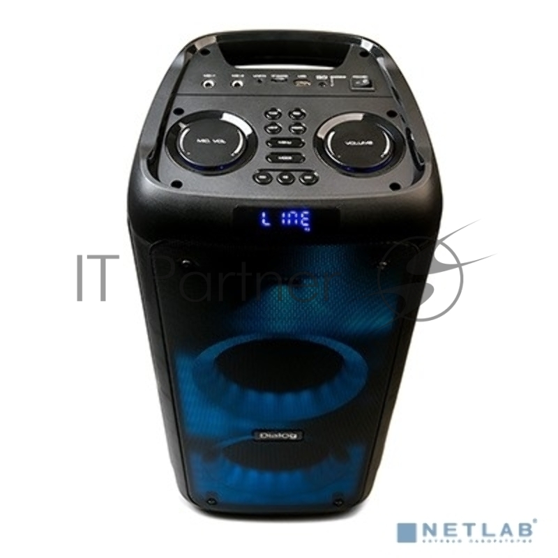 Акустическая колонка 1.0, Dialog Oscar AO-200 45WRMS, Караоке с беспр. микр., BT+FM+USB+SD+LED