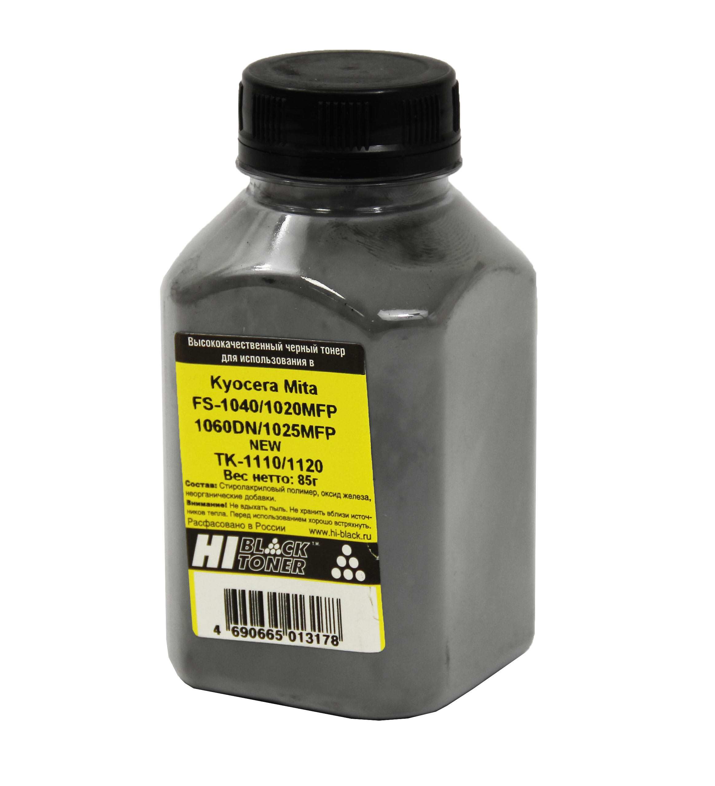 Расходные материалы Hi-Black Тонер Kyocera FS-1040/1020MFP/1060DN/1025MFP (Hi-Black) TK-1110/1120, 85 г, банка