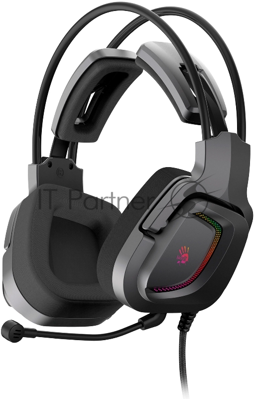 Наушники с микрофоном A4Tech Bloody G575 Pro серый мониторные USB оголовье (G575 PRO)
